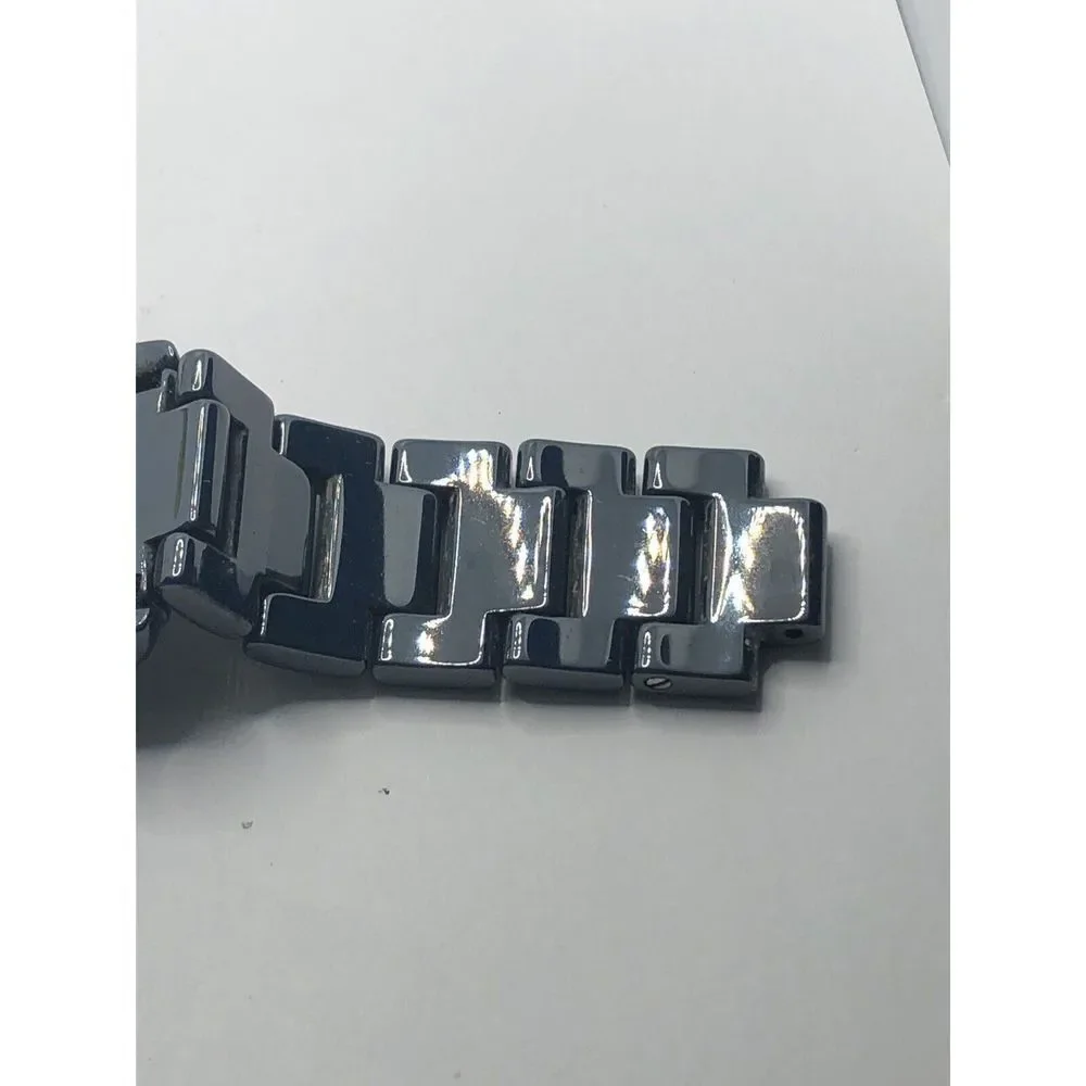 Michael Kors Watch Parts Blue Ceramic Crystal Case 38mm Band 20mm PJ38